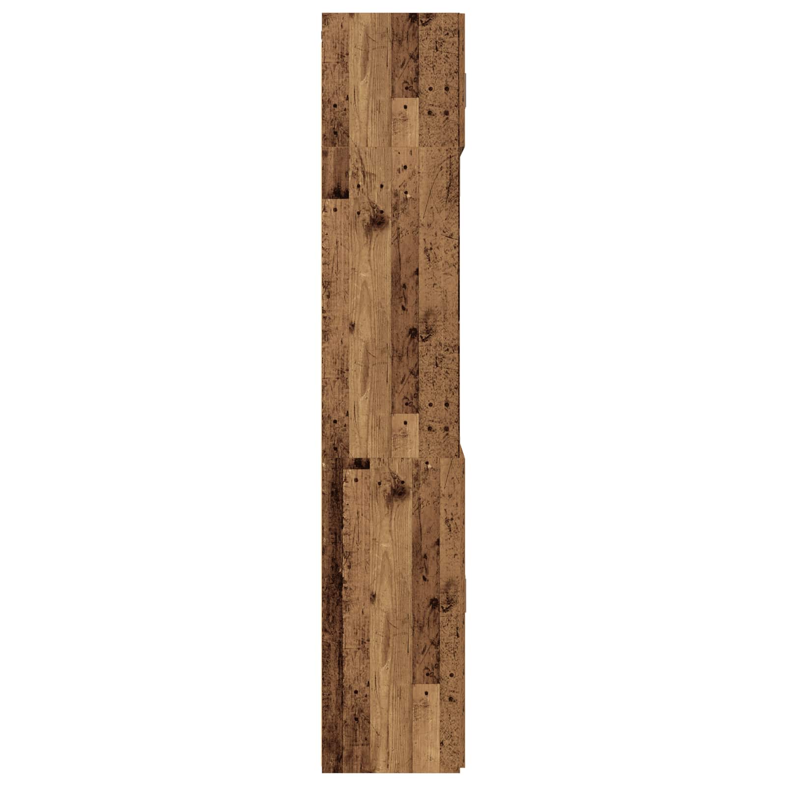 Cabinet de rangement avec étagères Bois ancien