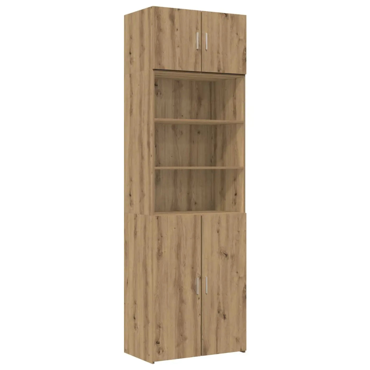 Cabinet de rangement avec étagères Chêne artisanal - XIOS