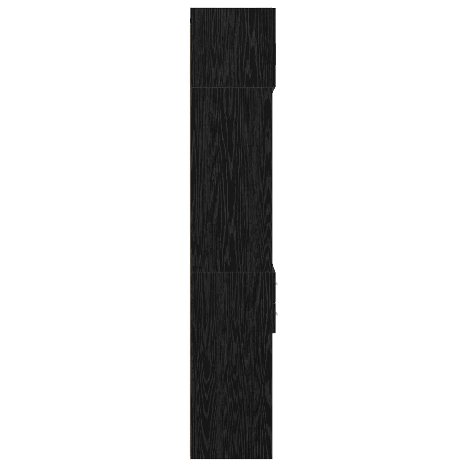 Cabinet de rangement avec étagères Chêne noir Bois d'ingénierie - XIOS