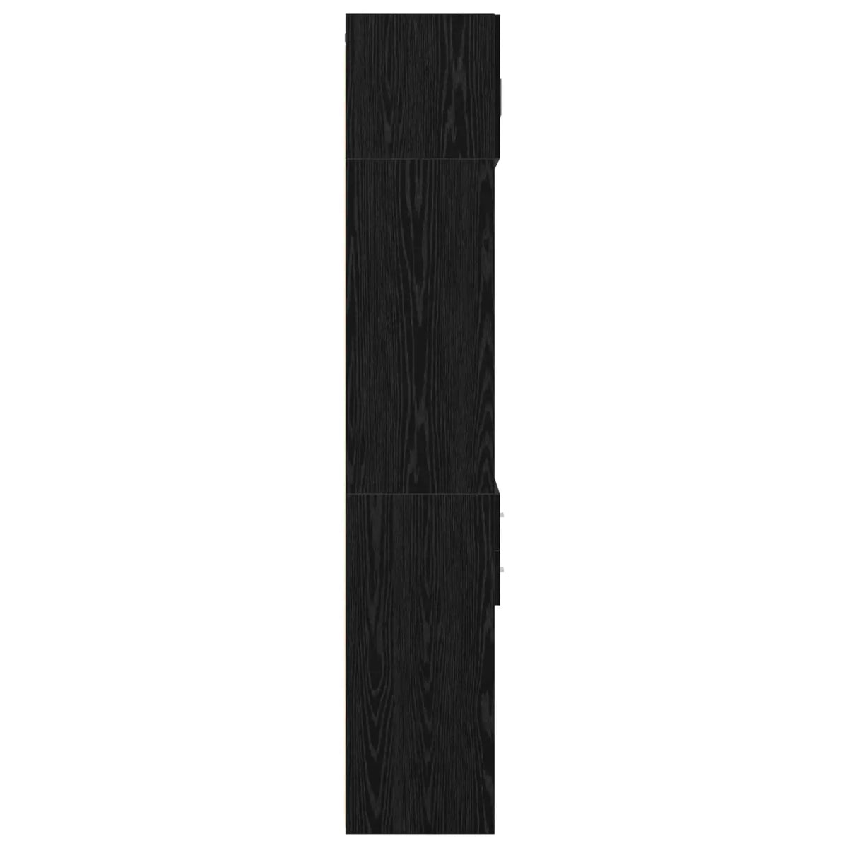 Cabinet de rangement avec étagères Chêne noir Bois d’ingénierie - XIOS