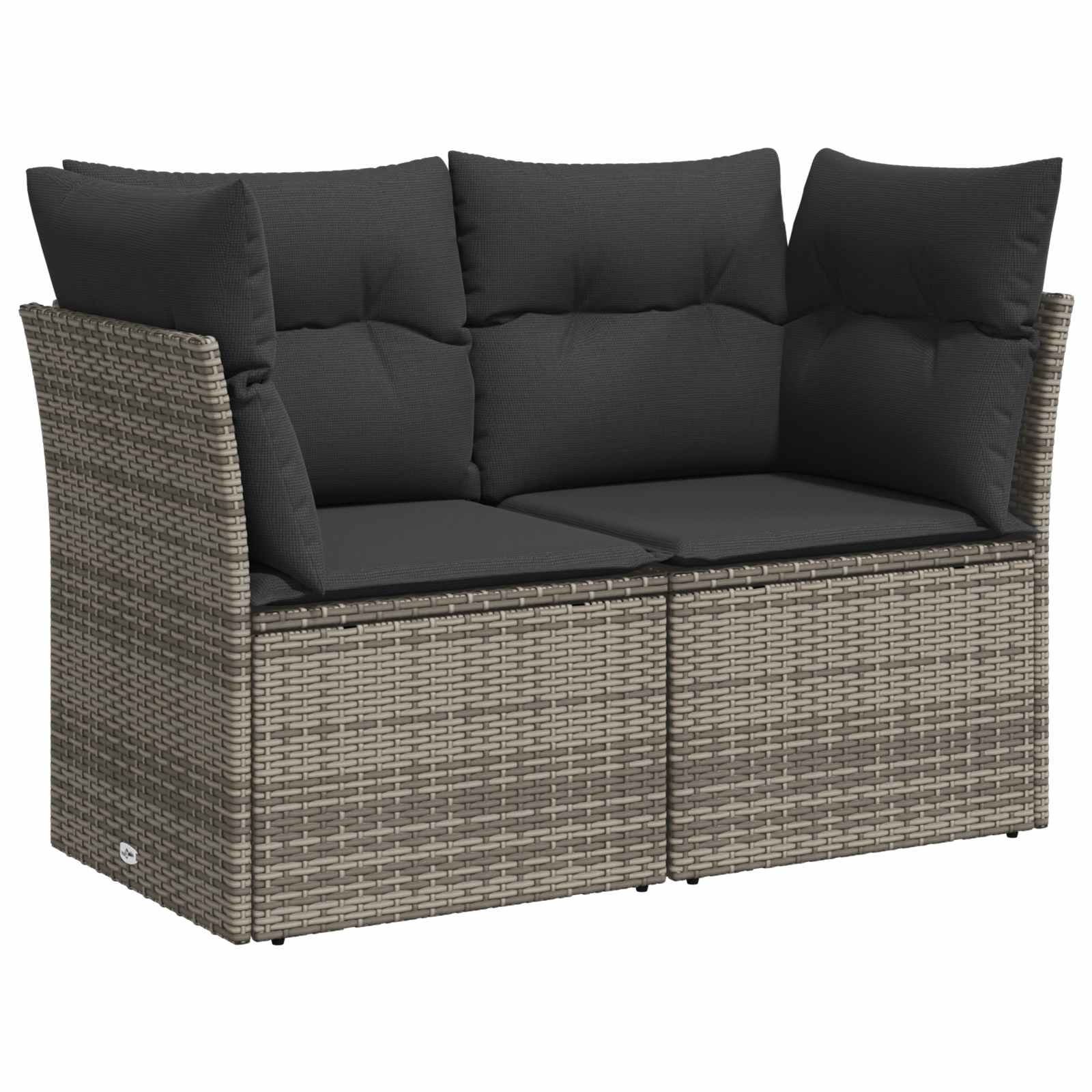 Ensemble de Canapés 7 pc Gris et Gris foncé