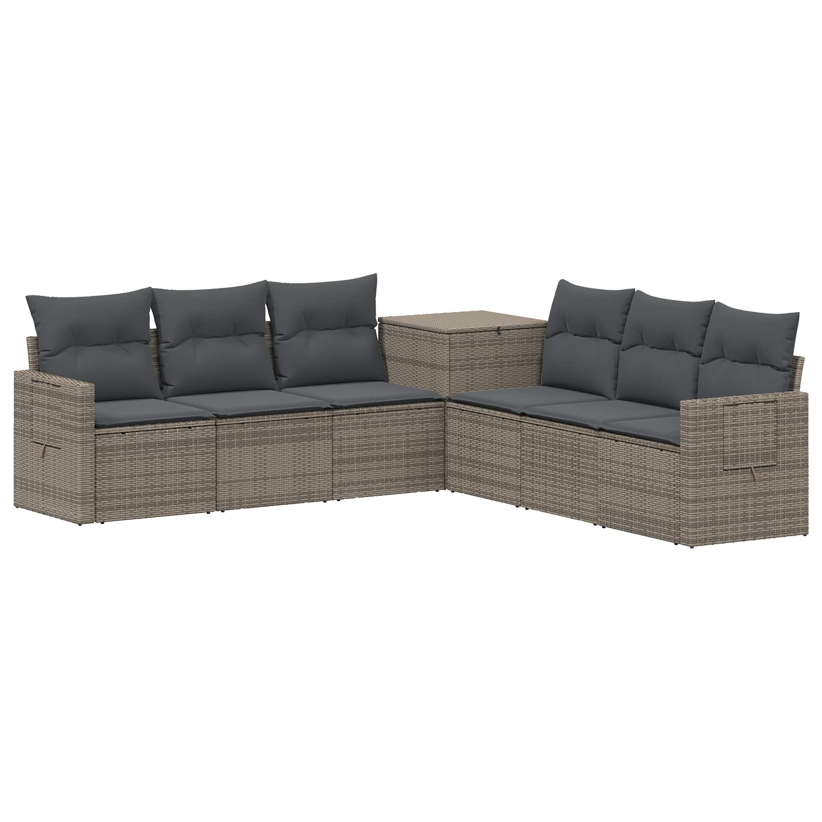 Ensemble de Canapés 7 pcs Gris et Gris foncé