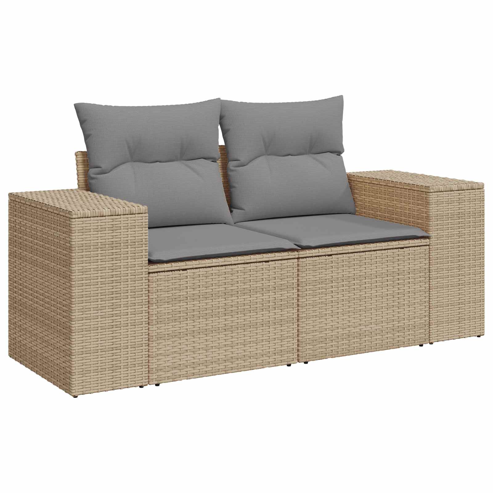 Ensemble de Canapés 7 pcs Beige et Gris clair
