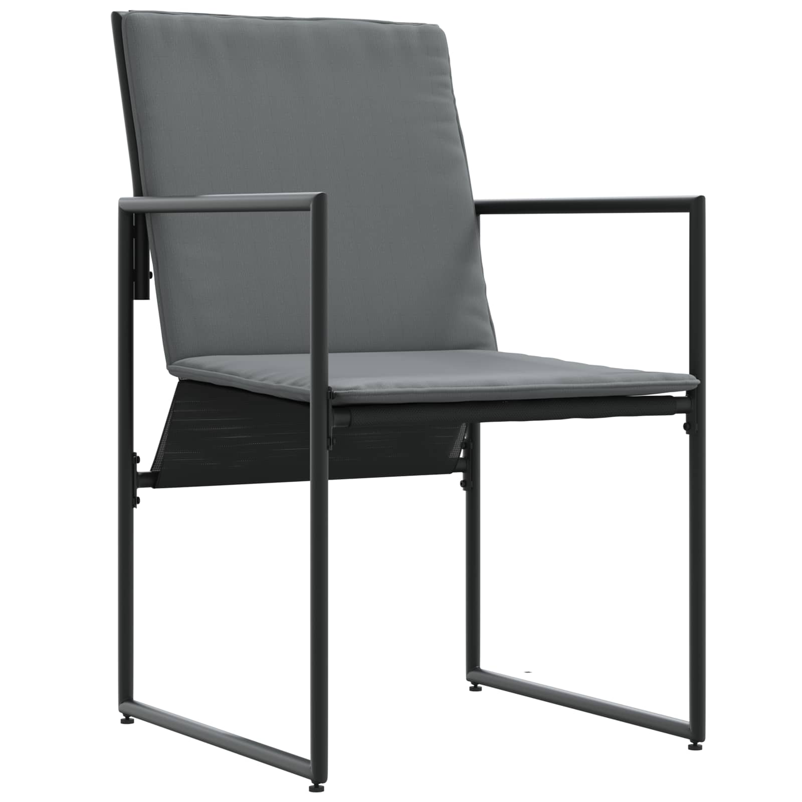 Ensemble de salle à manger pour jardin 9 pcs Noir et anthracite - XIOS
