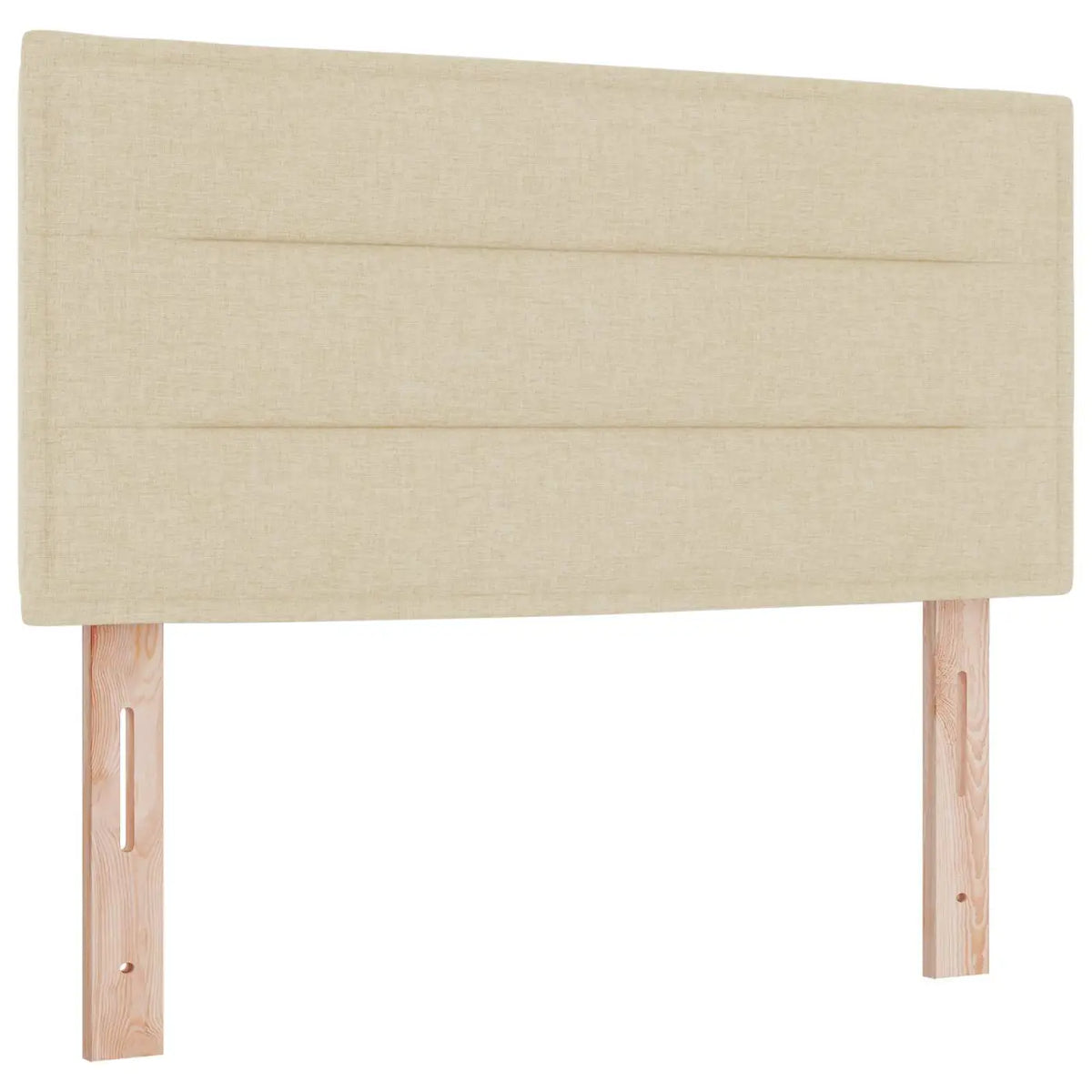 Lit boxspring avec matelas Crème 80 x 200 cm Tissu - XIOS