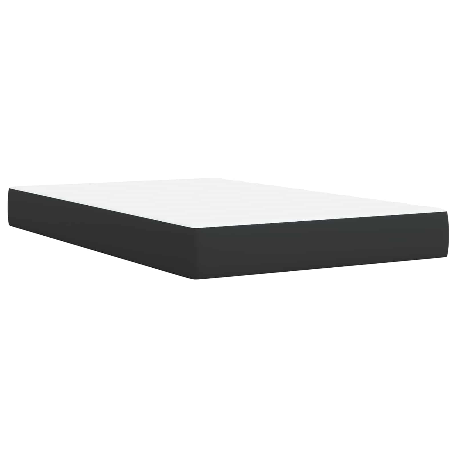Lit boxspring avec matelas Noir 120 x 190 cm Tissu - XIOS