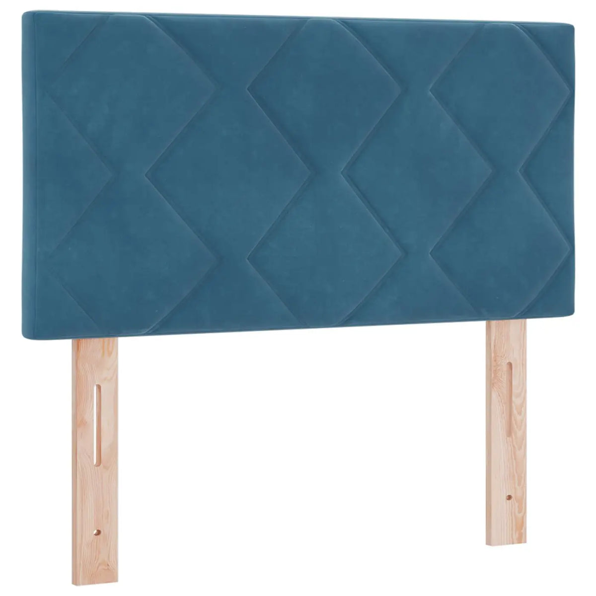 Lit boxspring avec matelas Bleu foncé 80 x 200 cm Velours - XIOS