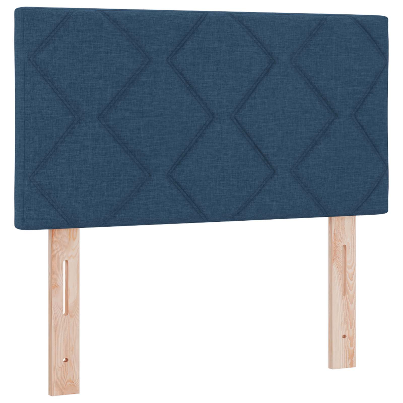 Lit de box spring avec matelas et LED Bleu 80 x 200 cm Tissu - XIOS
