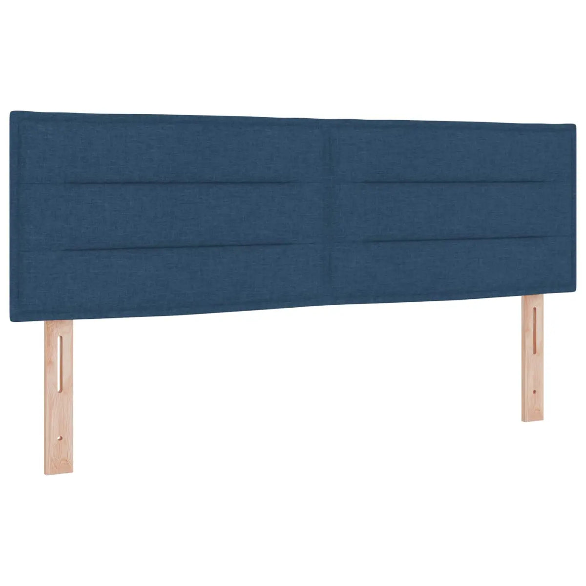 Lit boxspring avec matelas Bleu 160 x 200 cm Tissu - XIOS