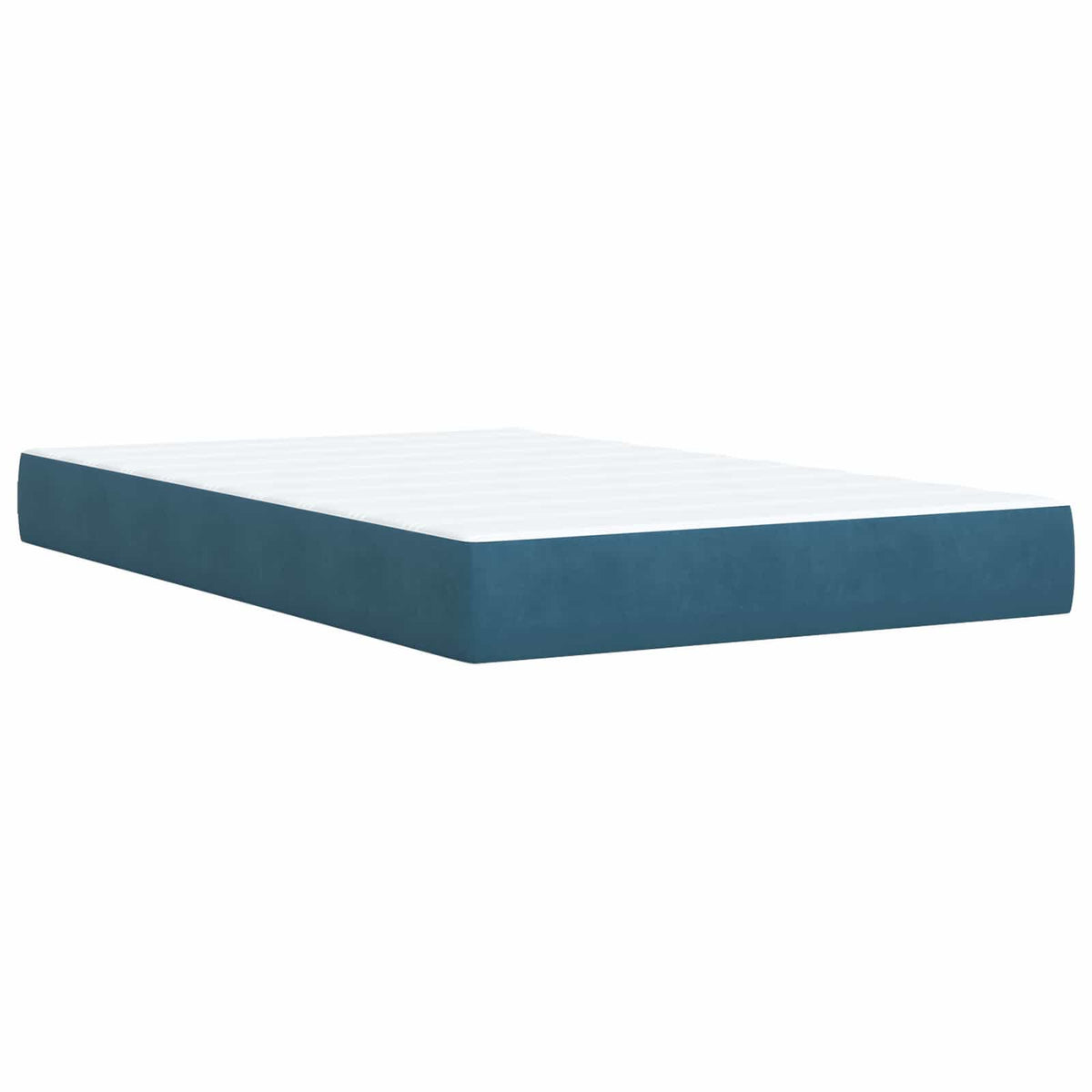 Lit boxspring avec matelas Bleu 120 x 200 cm Velours - XIOS
