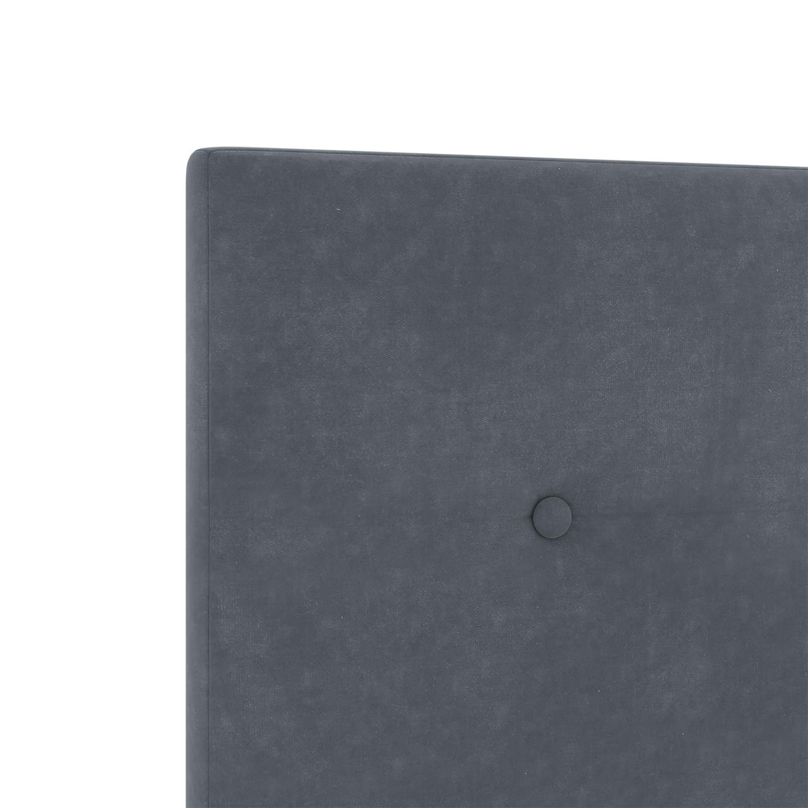 Lit boxspring avec matelas Gris foncé 120 x 190 cm Velours - XIOS