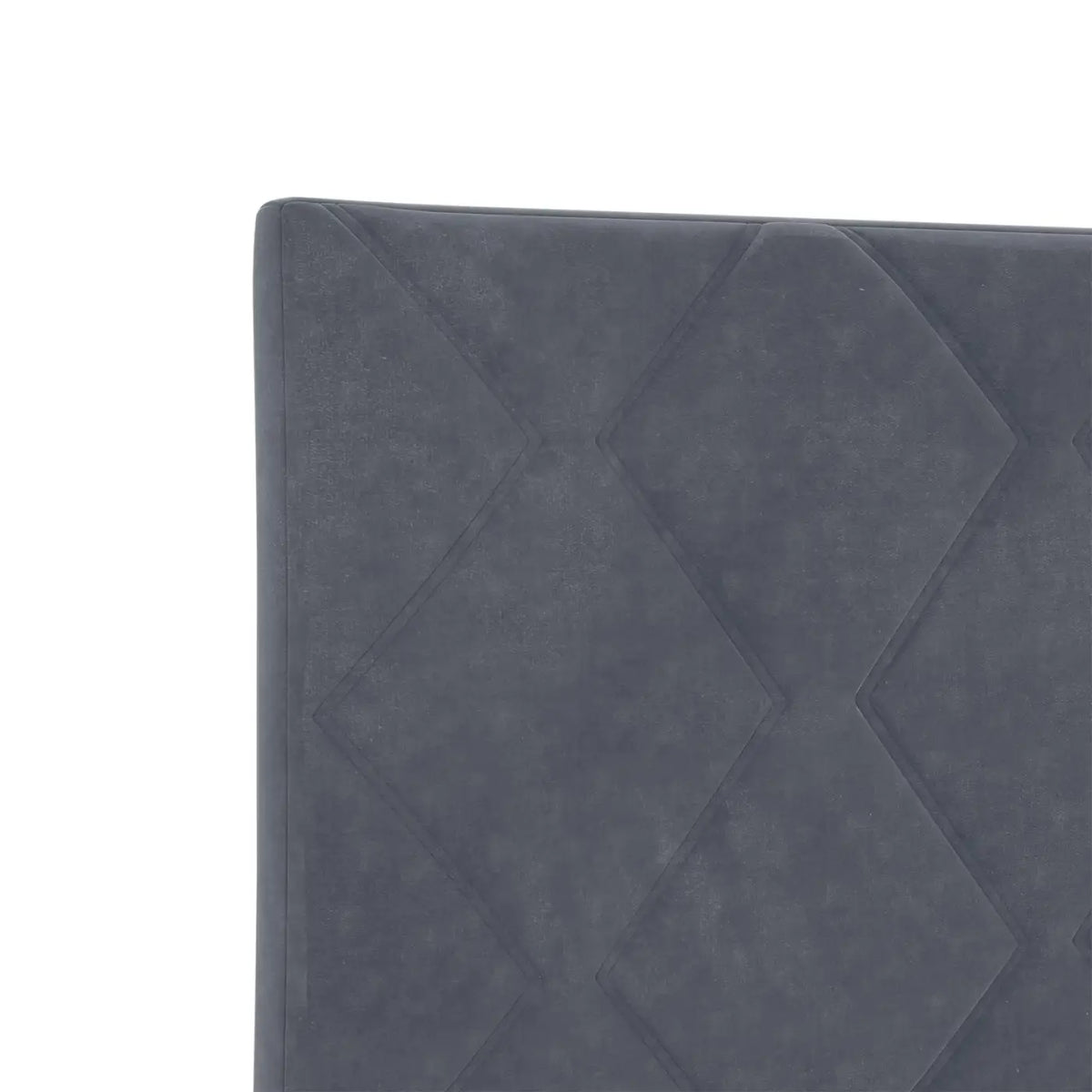 Lit ottoman avec matelas Gris foncé 140 x 190 cm Velours - XIOS