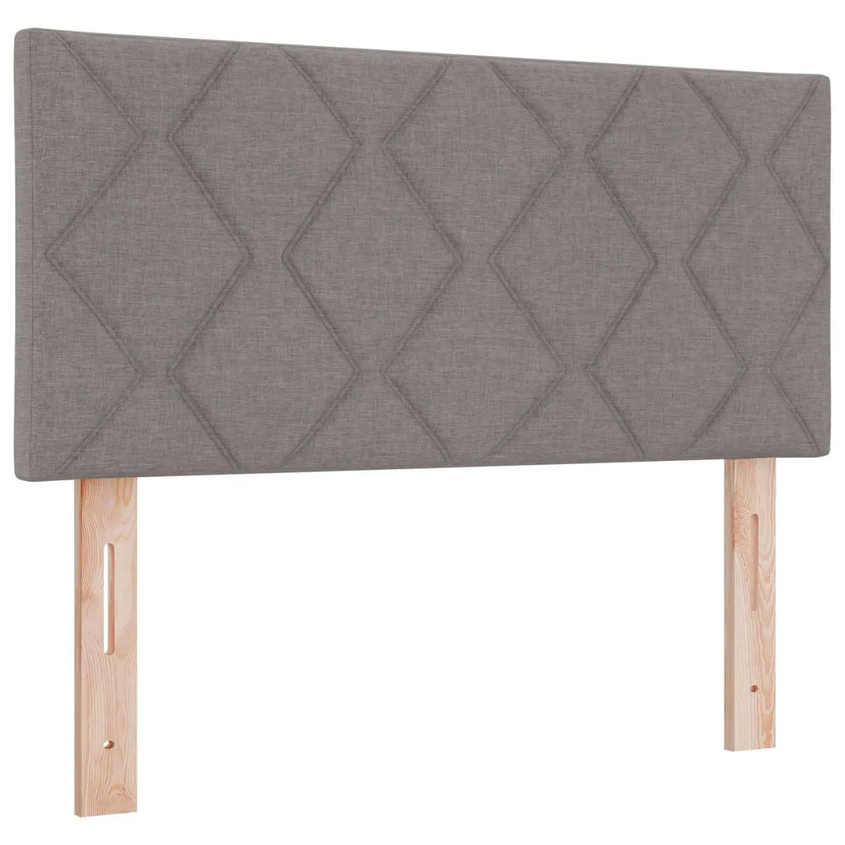 Lit coffre avec matelas et LED Taupe 120 x 200 cm Tissu - XIOS
