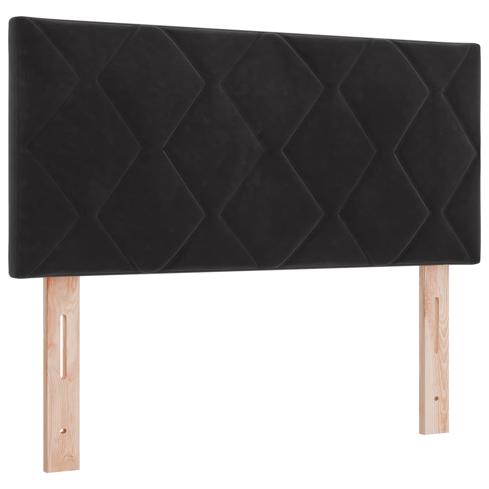 Lit coffre avec matelas et LED Noir 90 x 190 cm Velours - XIOS