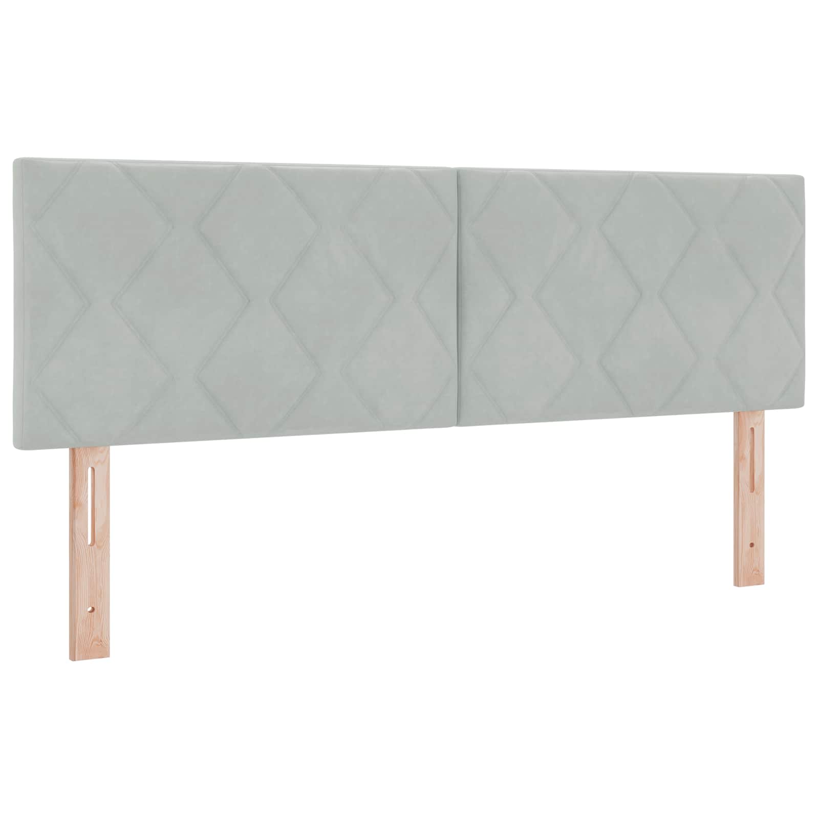 Lit coffre avec matelas et LED Gris clair 140 x 200 cm Velours
