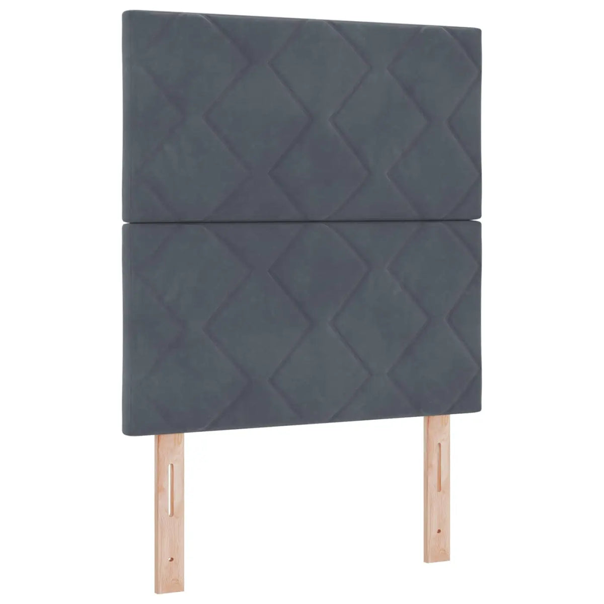 Lit ottoman avec matelas Gris foncé 80 x 200 cm Velours - XIOS