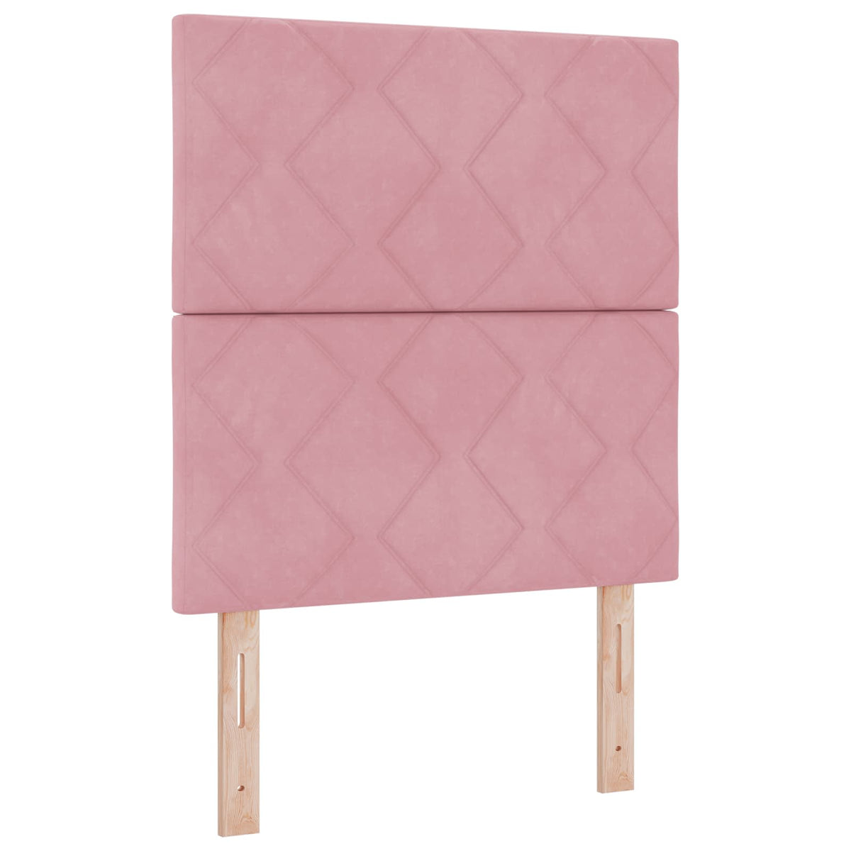 Lit coffre avec matelas et LED Rose 80 x 200 cm Velours