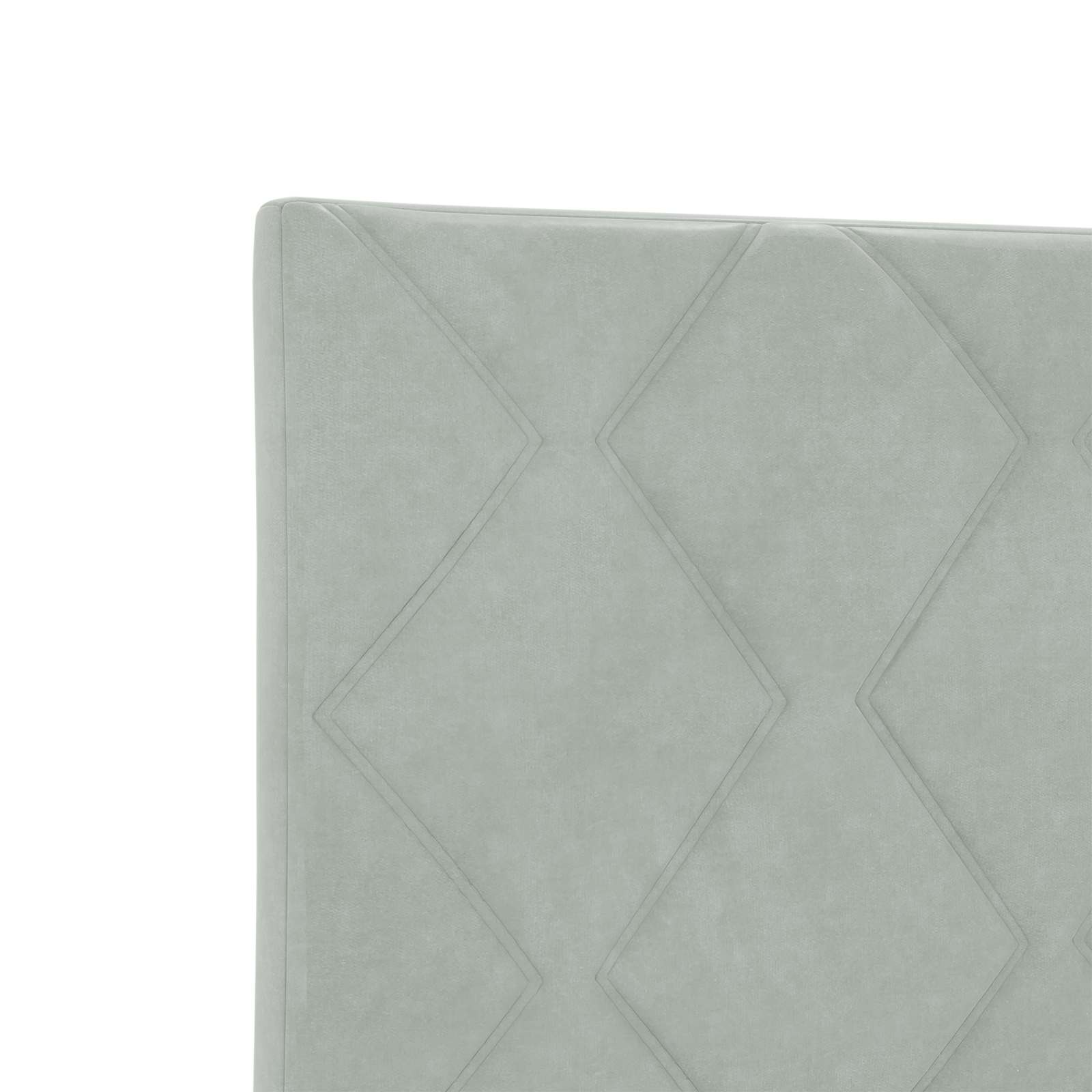 Lit coffre avec matelas et LED Gris clair 100 x 200 cm Velours