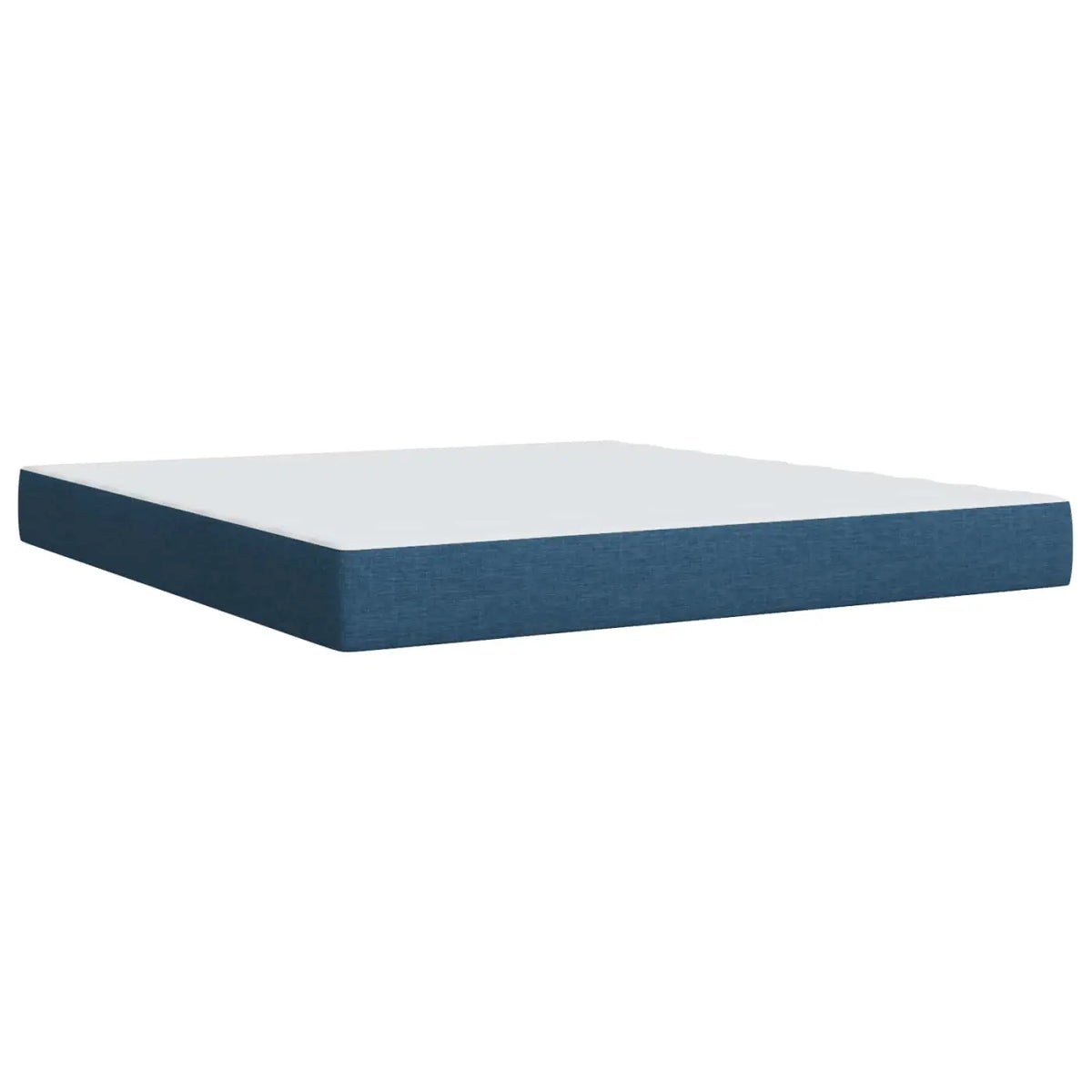 Lit avec rangement et matelas Bleu 140 x 200 cm Velours - XIOS