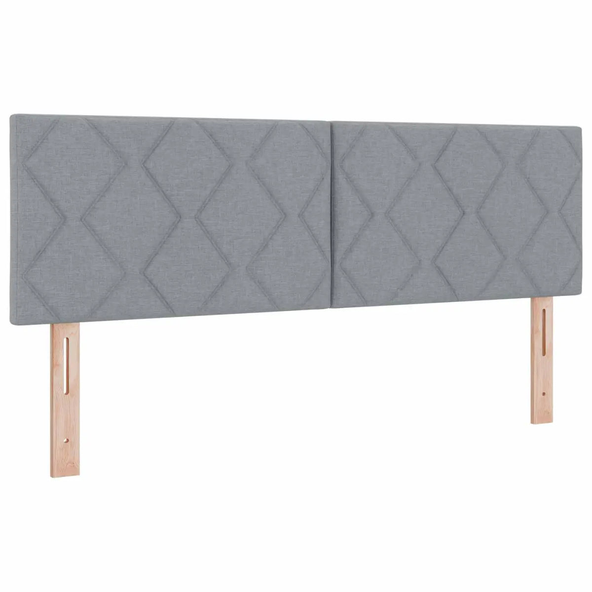 Lit avec rangement et matelas Gris clair 140 x 200 cm Velours - XIOS