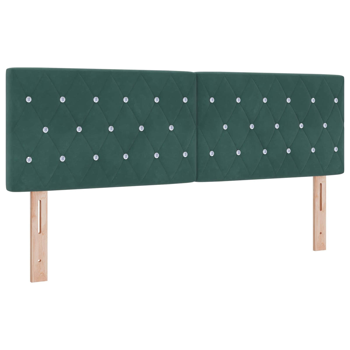 Lit de Rangement Vert foncé 140 x 200 cm Velours