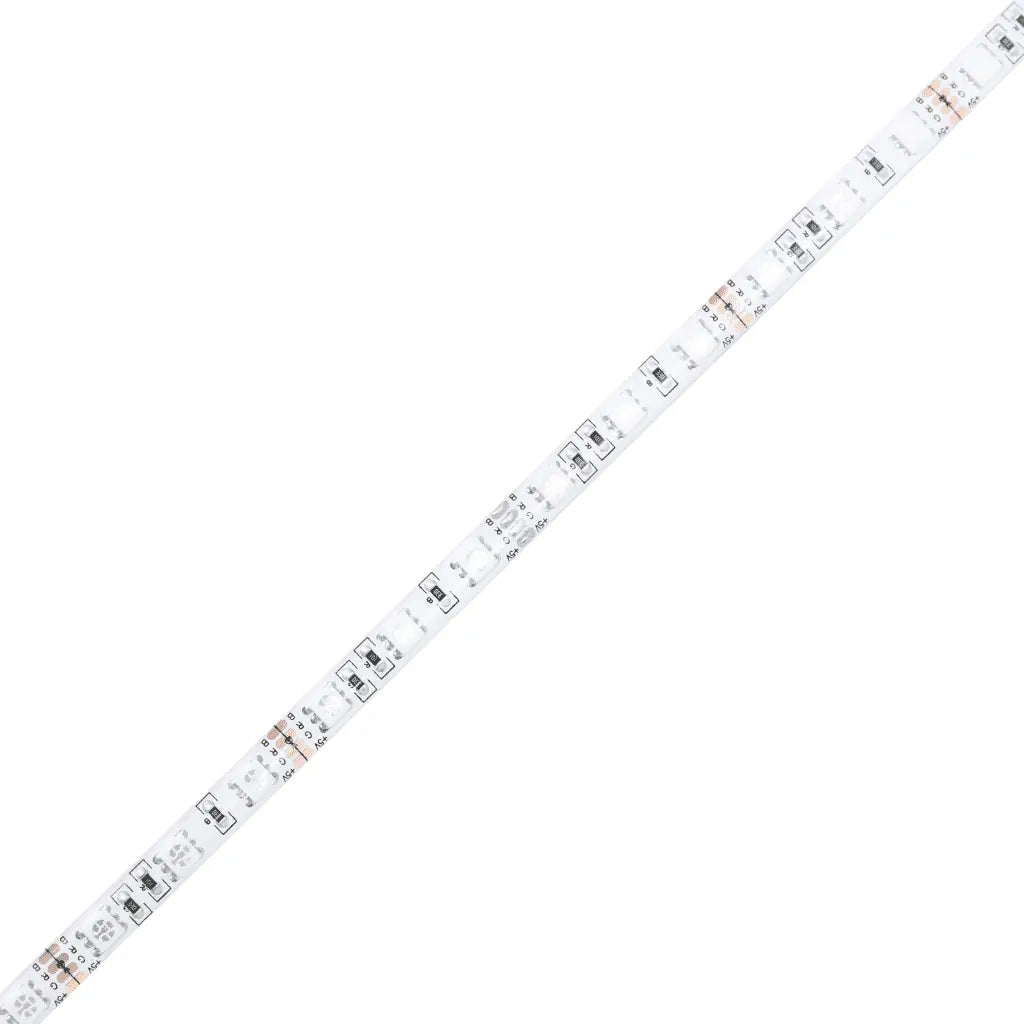 Sommier à lattes de lit matelas et LED Marron foncé 140x190 cm - XIOS