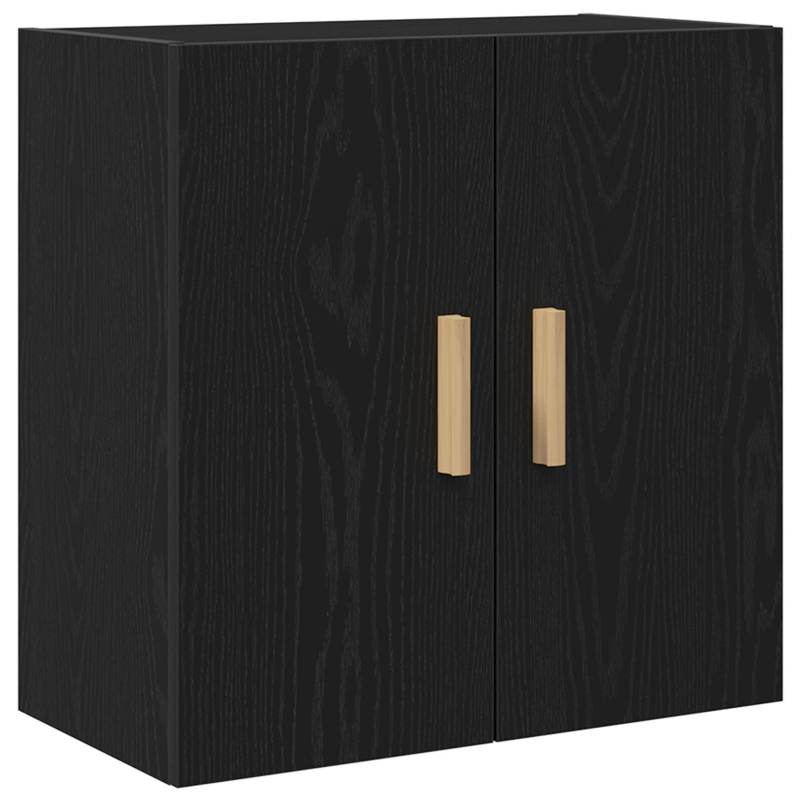 Armoire murale en chêne noir vidaXL - 60x30x60 cm, Fabriquée en bois d'ingénierie Casiers & armoires de rangement vidaXL