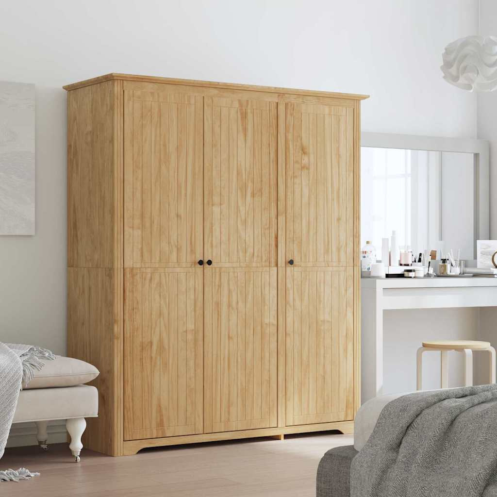 Armoire BODO Marron miel 146 x 53,5 x 173 cm Bois d’ingénierie - XIOS