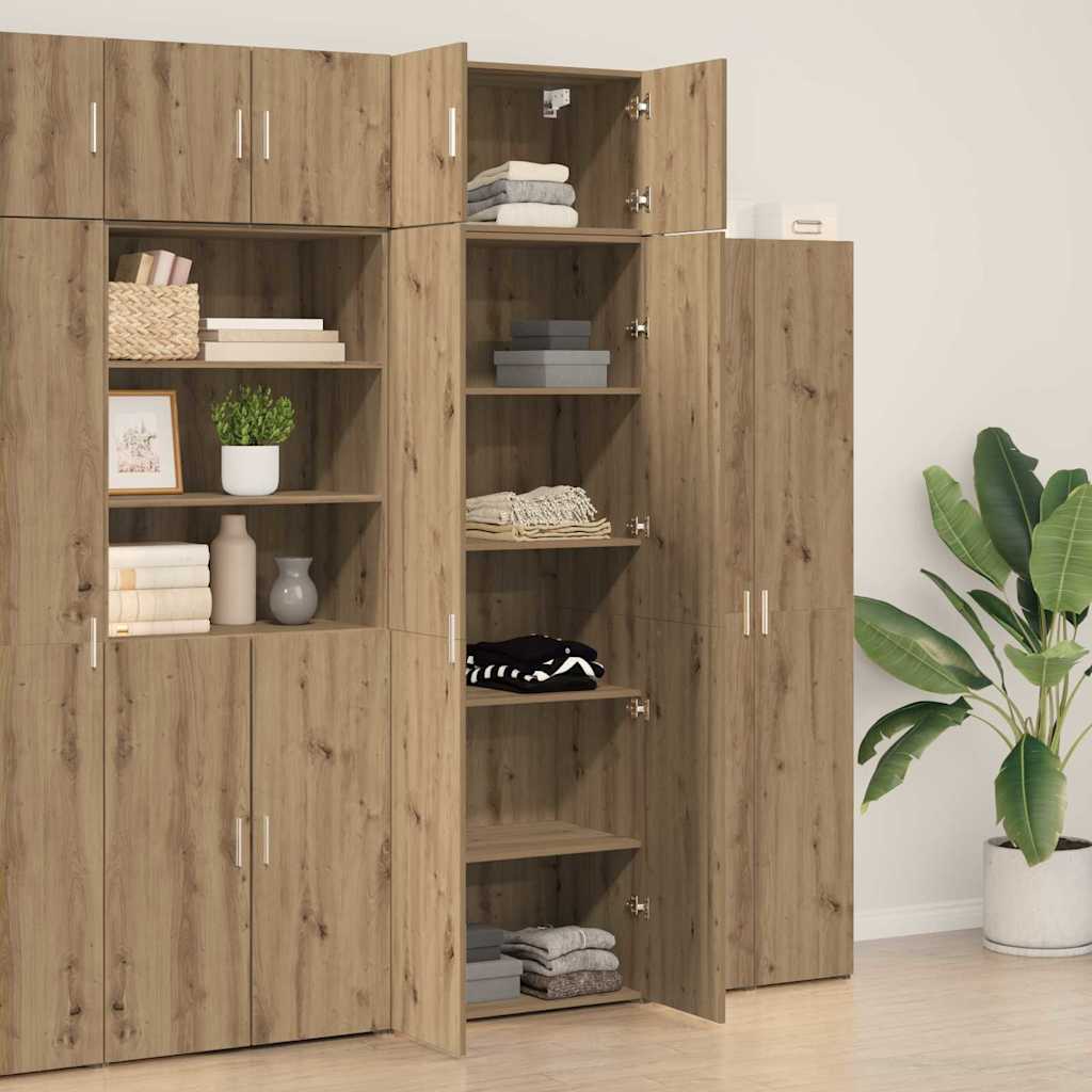 Armoire de rangement 2 pc Chêne artisanal 70 x 42,5 x 225 cm - XIOS