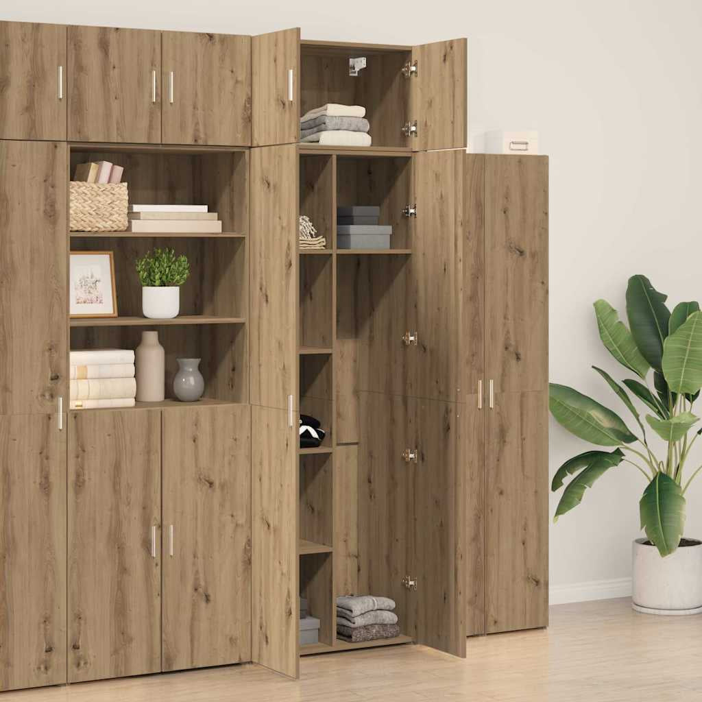 Armoire de rangement 3 pc Chêne artisanal 70 x 42,5 x 185 cm - XIOS