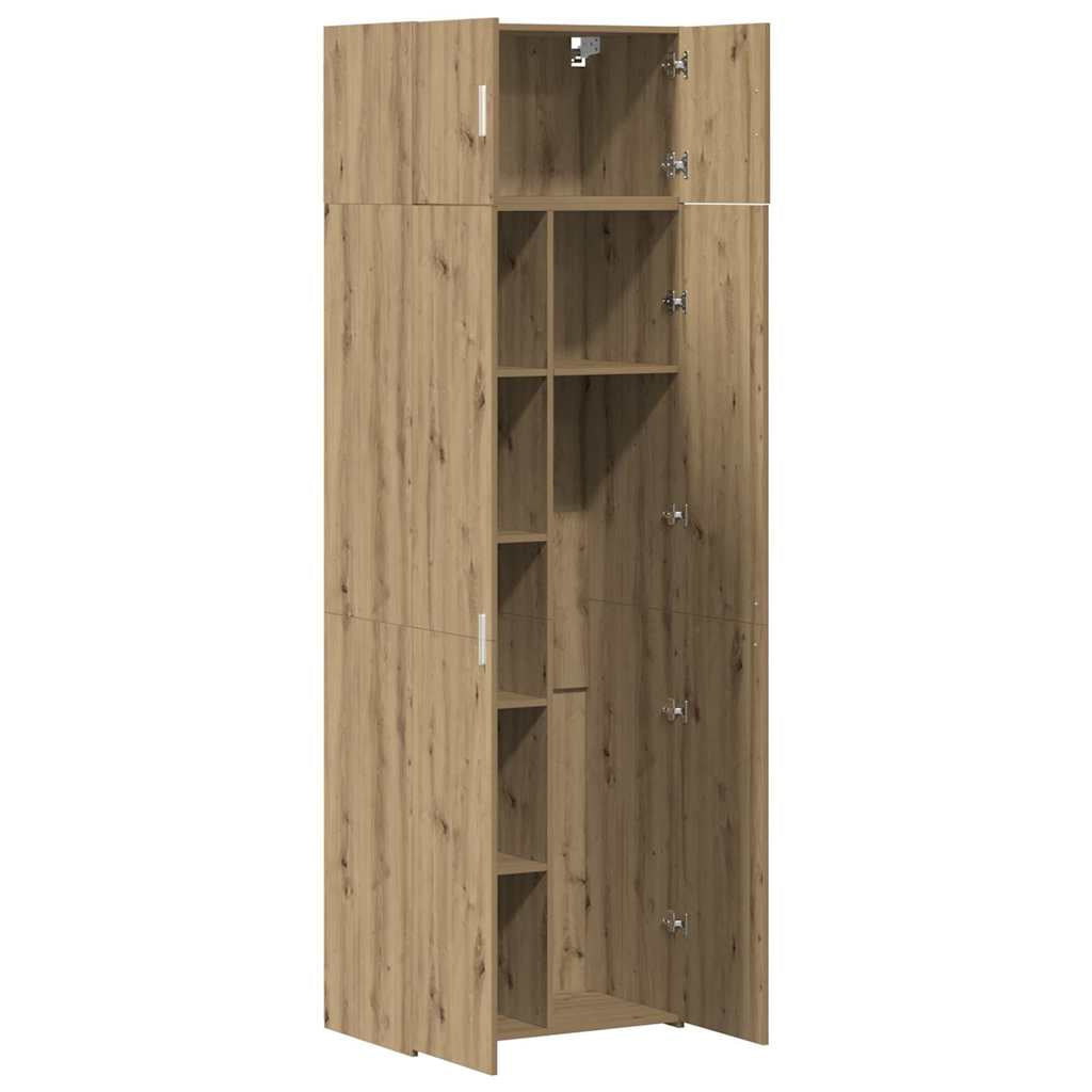 Armoire de rangement 3 pc Chêne artisanal 70 x 42,5 x 185 cm - XIOS
