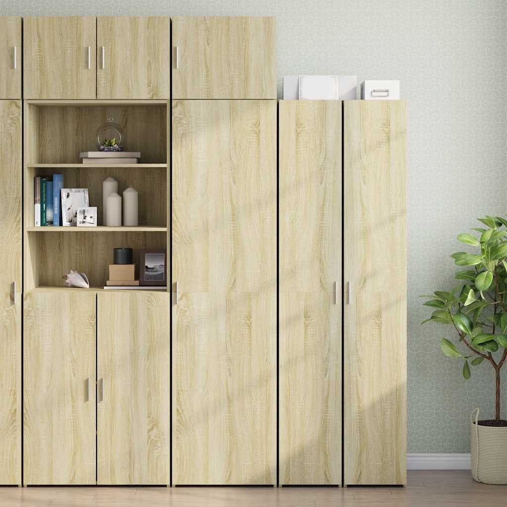 Armoire de rangement mince chêne sonoma 50x42,5x225 cm - XIOS