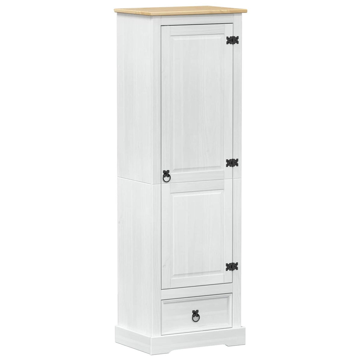 Armoires Blanc 55 x 38 x 170 cm Pin massif - XIOS