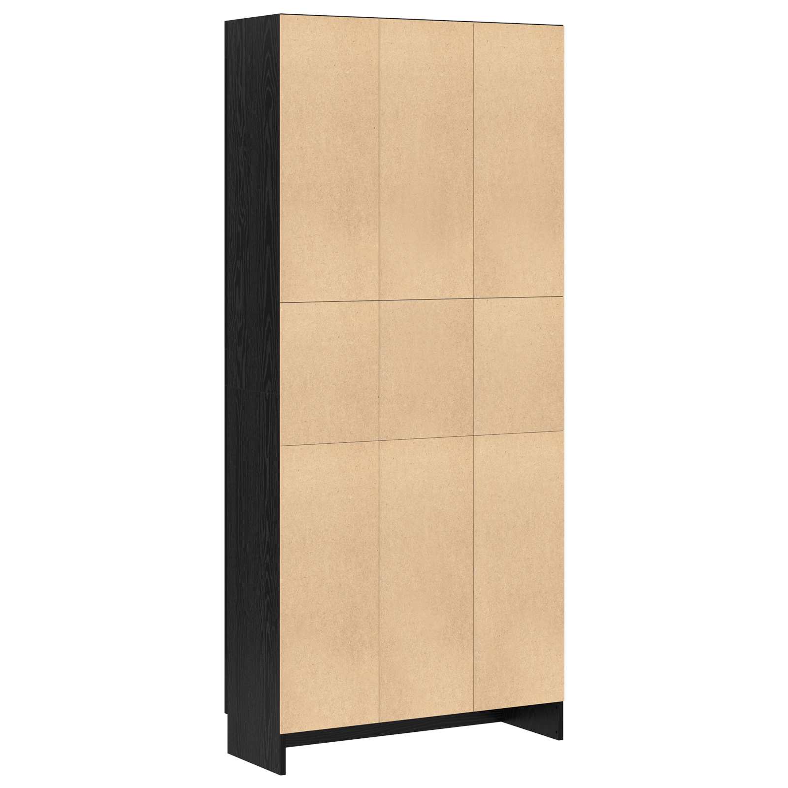 Bibliothèque 3 niveaux 82,5 x 30,5 x 185 cm Bois d'ingénierie - XIOS