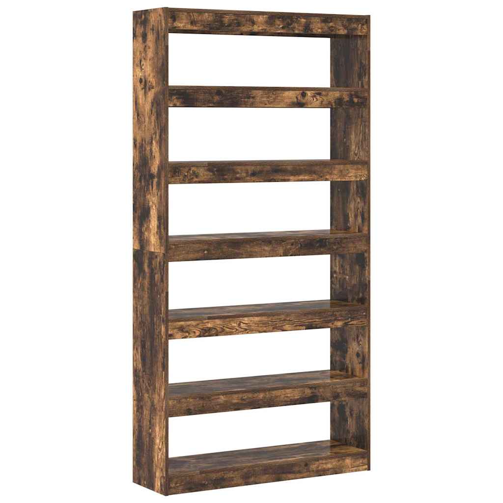 Bibliothèque 6 niveaux 100 x 30 x 198 cm Bois d'ingénierie - XIOS