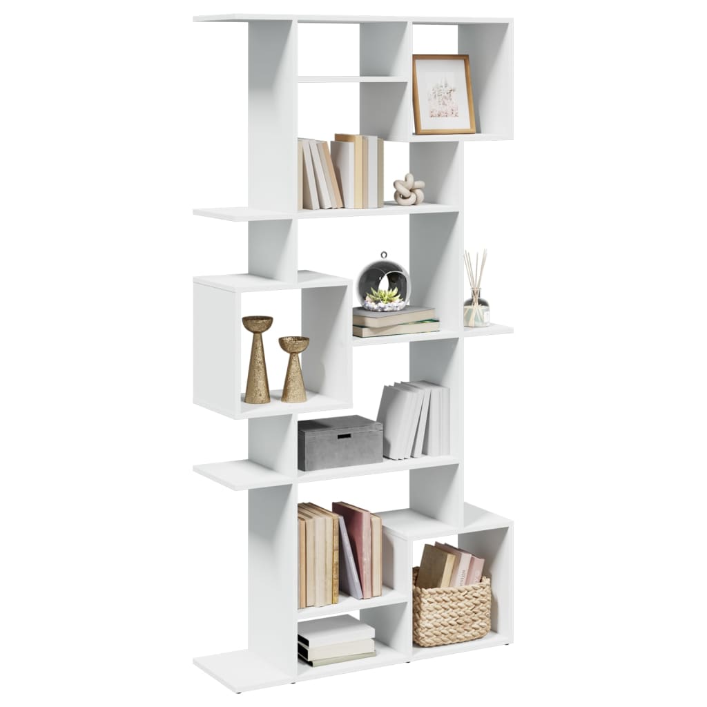 Bibliothèque blanc 92x29x188 cm bois d'ingénierie - XIOS