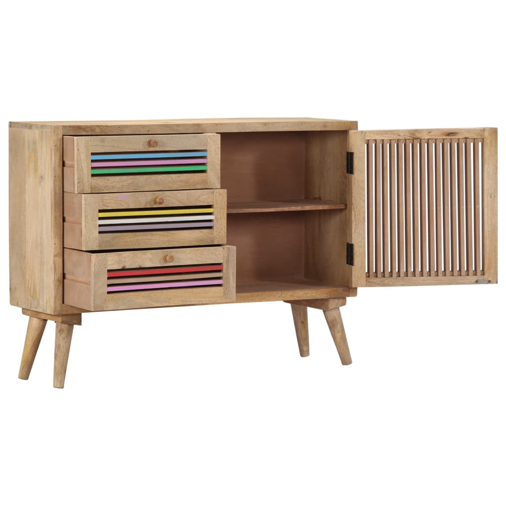 Buffet 100 x 30 x 75 cm Bois de manguier massif - XIOS