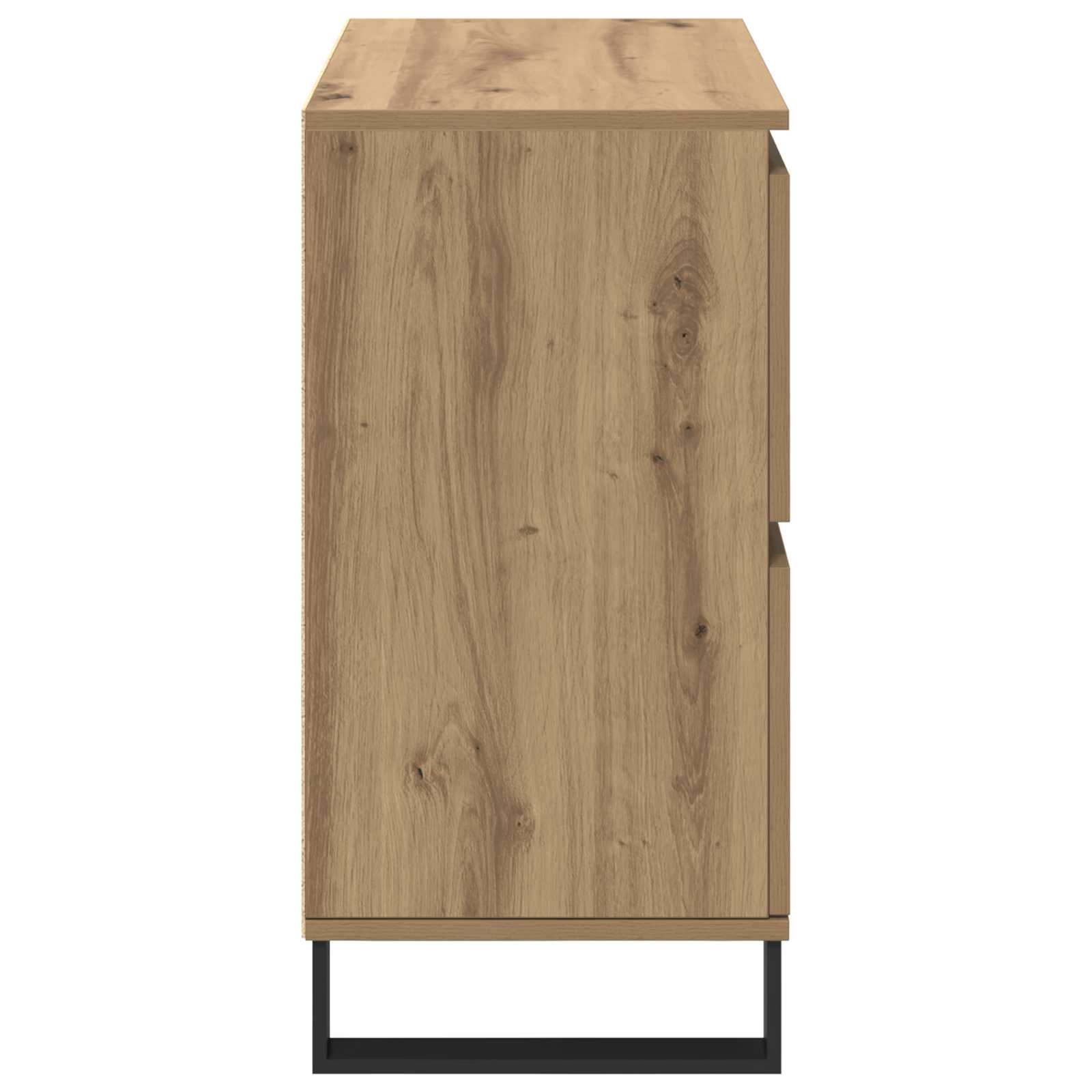 Buffet 3 pc Chêne artisanal 60 x 35 x 70 cm - XIOS