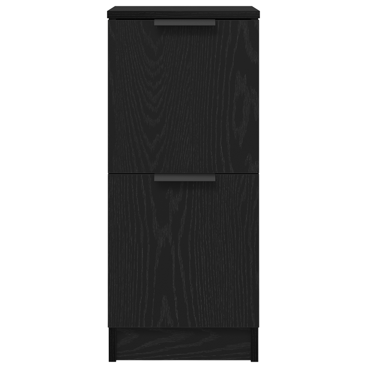 Buffet 3 pc Chêne noir 120 x 30 x 70 cm Bois d'ingénierie - XIOS