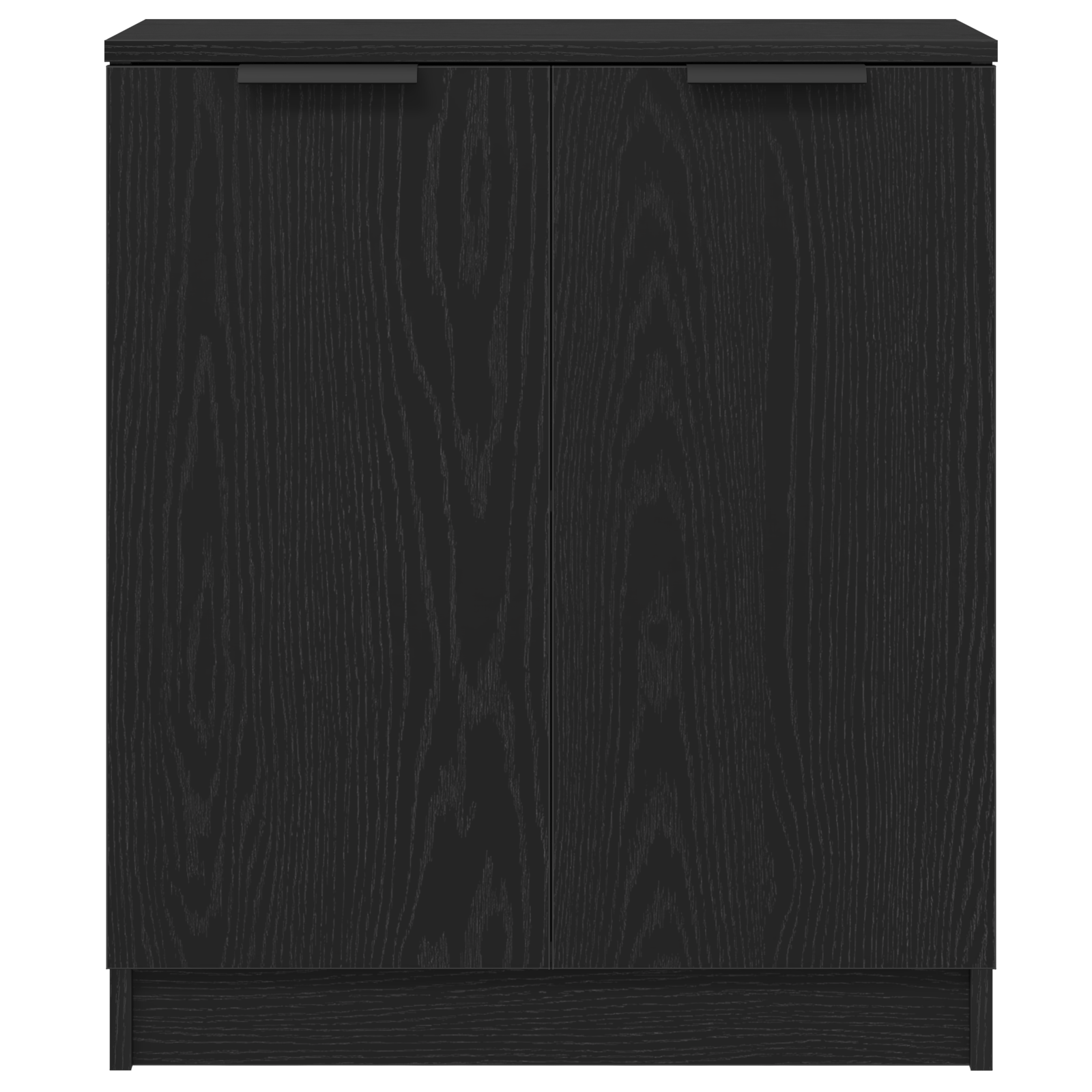 Buffet 3 pc Chêne noir 120 x 30 x 70 cm Bois d'ingénierie - XIOS