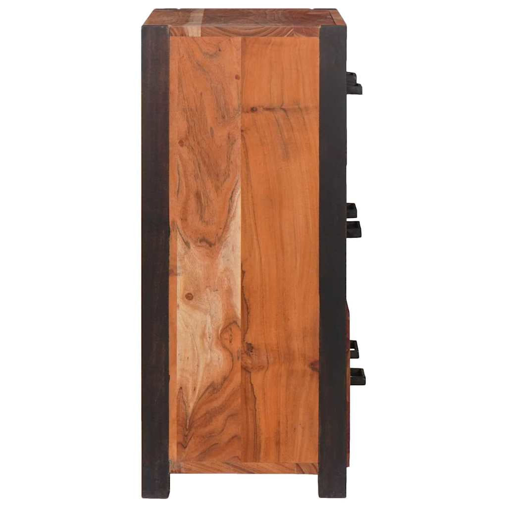 Buffet 3 pc Marron 110 x 30 x 75 cm Bois d’Acacia Massif - XIOS