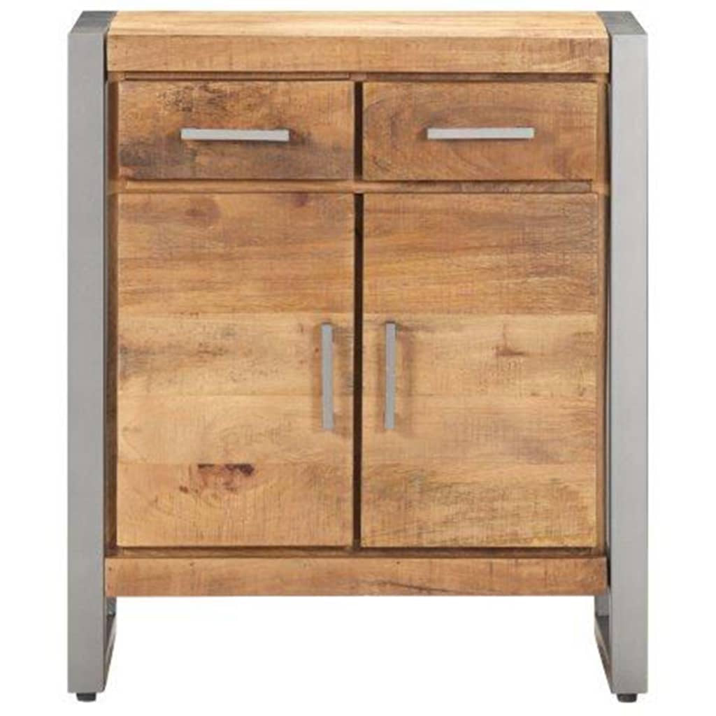 Buffet 60x35x72 cm Bois de manguier brut - XIOS