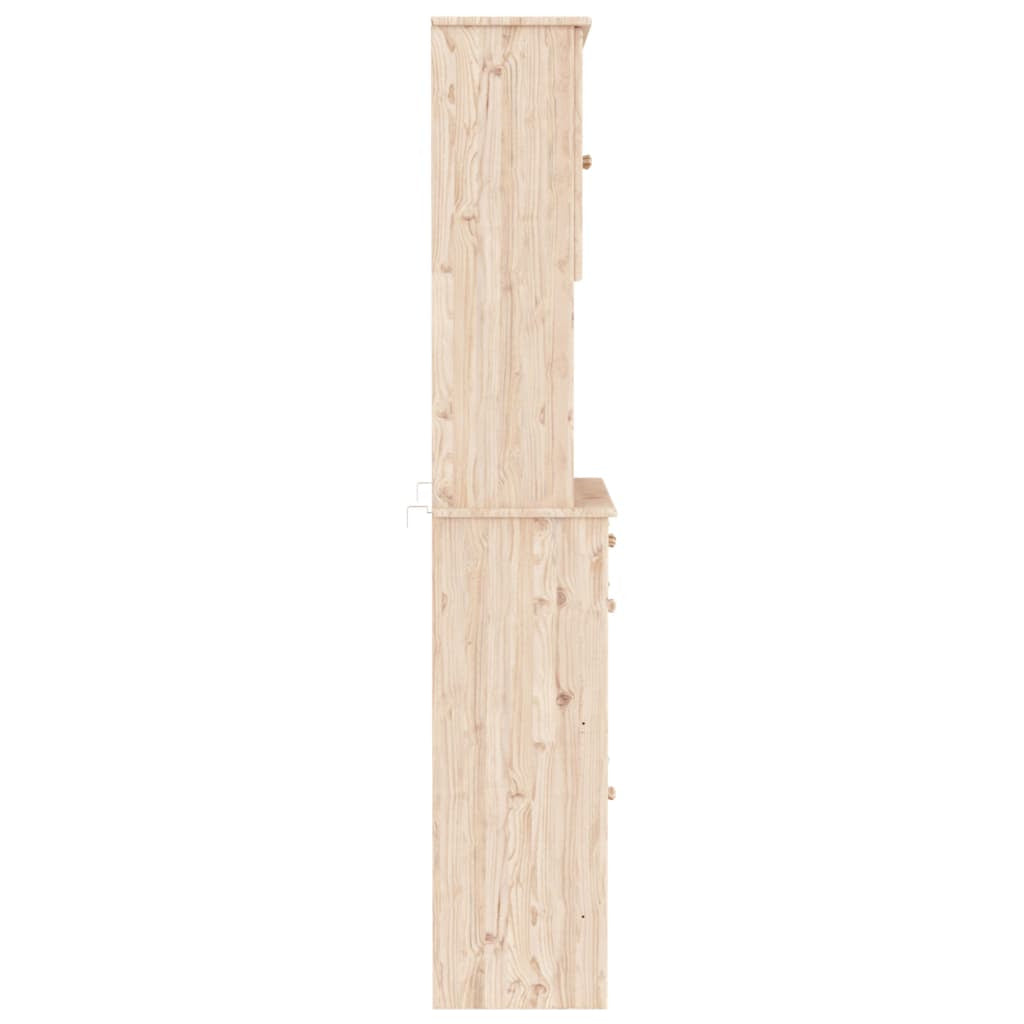 Buffet ALTA 77x35x188 cm bois massif de pin - XIOS
