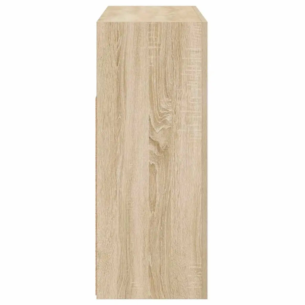 Buffet avec lumières LED chêne sonoma 115,5x30x75 cm - XIOS