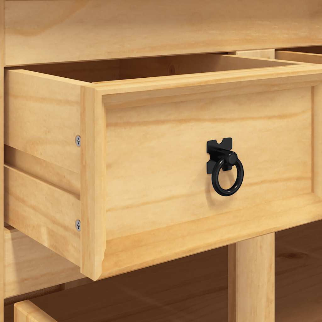 Buffet Corona marron 112x43x191,5 cm bois massif pin mexicain - XIOS