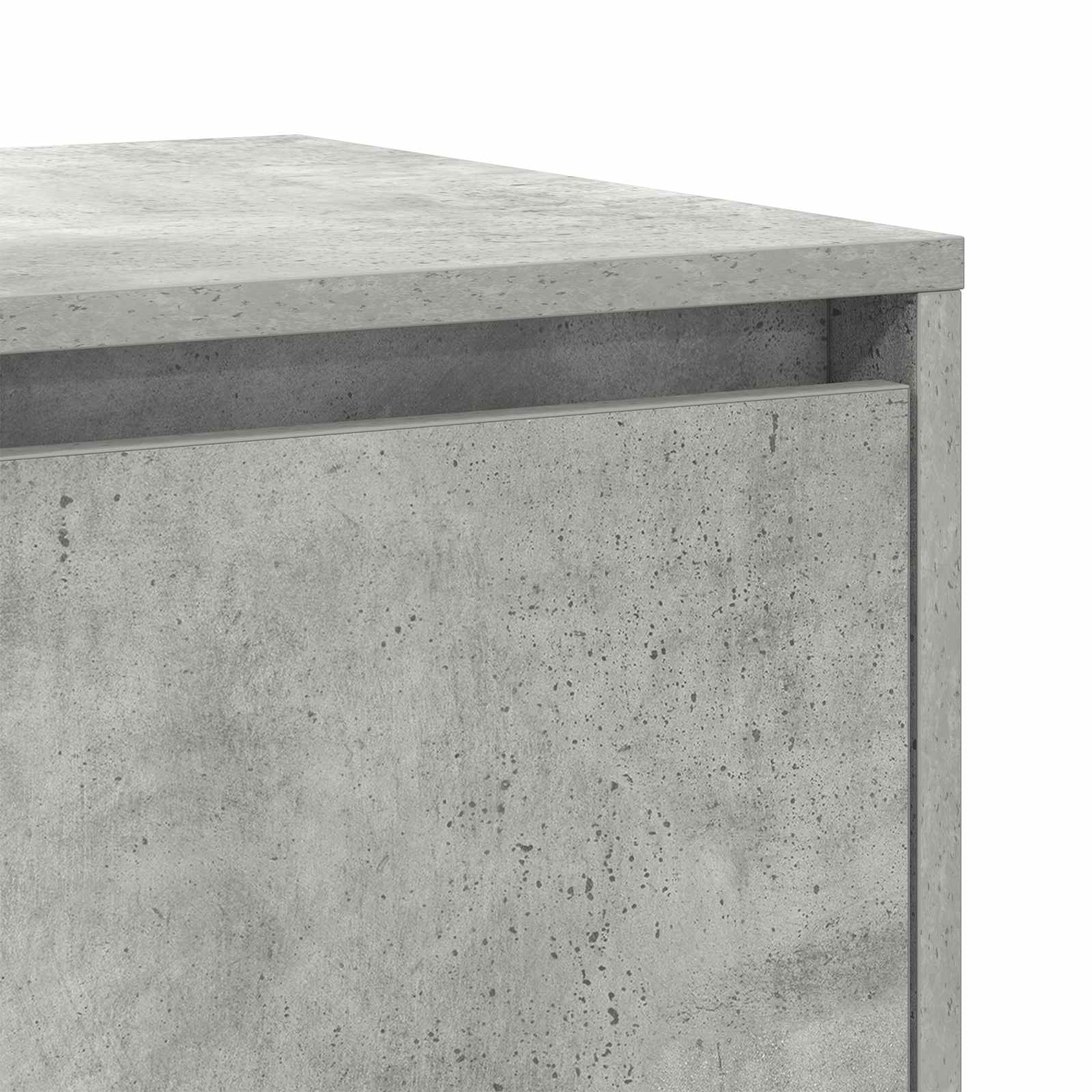 Buffet Gris béton 135 x 41 x 75 cm Bois d'ingénierie - XIOS