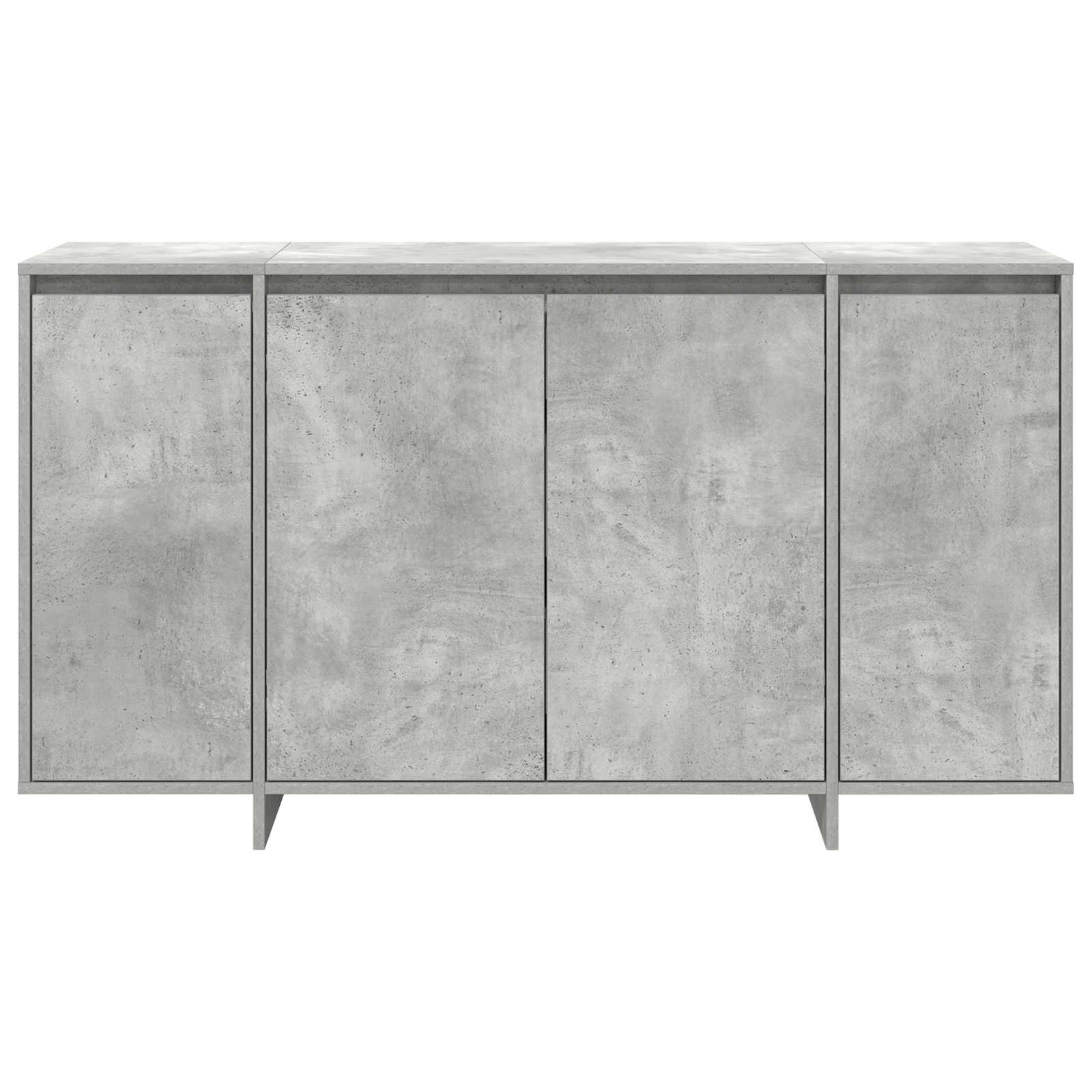 Buffet Gris béton 135 x 41 x 75 cm Bois d'ingénierie - XIOS
