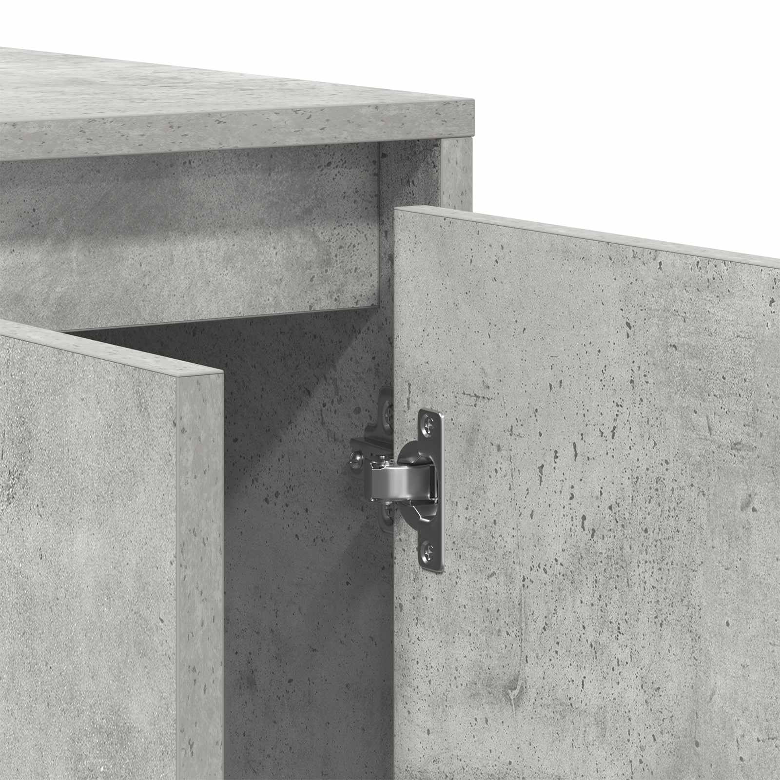 Buffet Gris béton 135 x 41 x 75 cm Bois d'ingénierie - XIOS