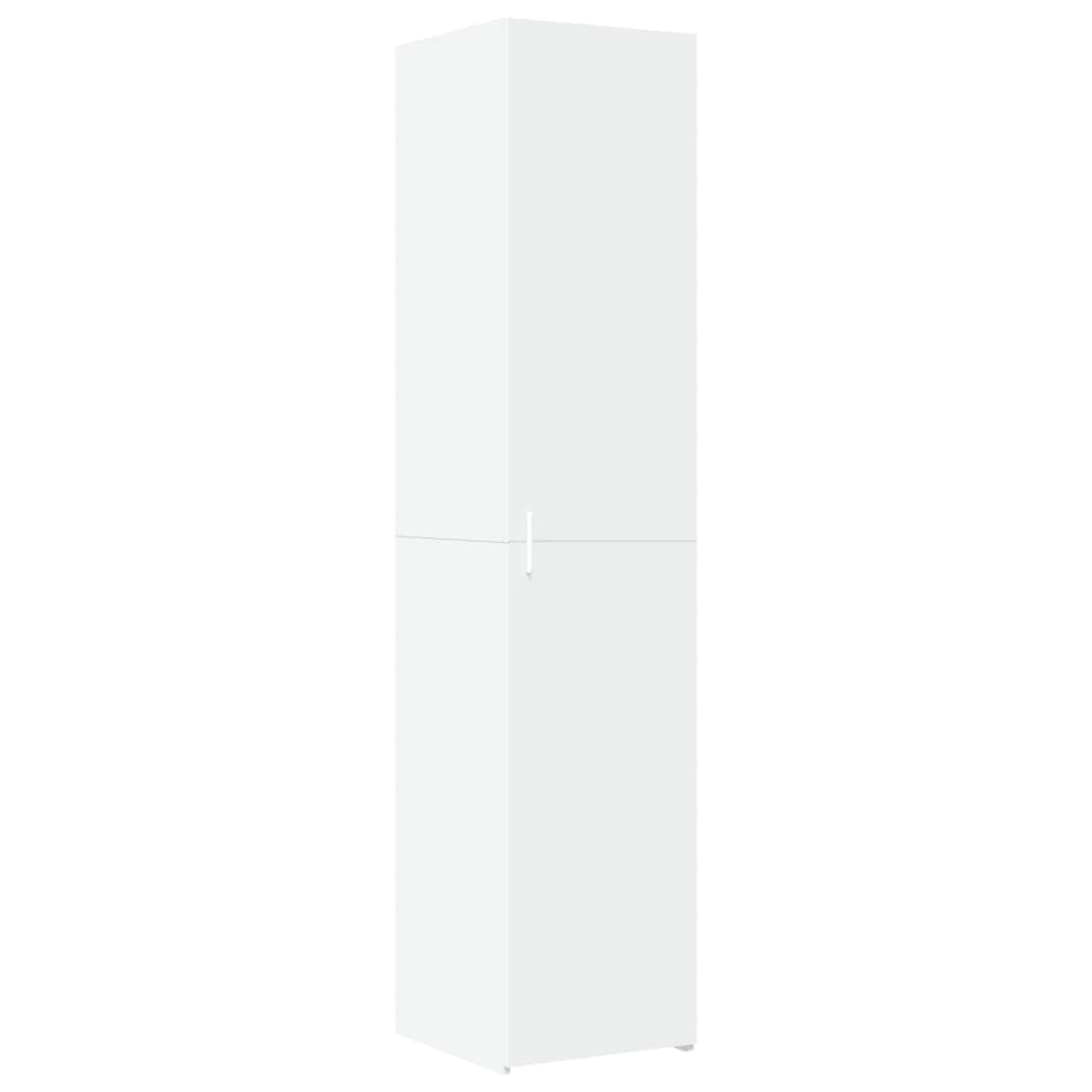 Buffet haut blanc 40x42,5x185 cm bois d’ingénierie - XIOS