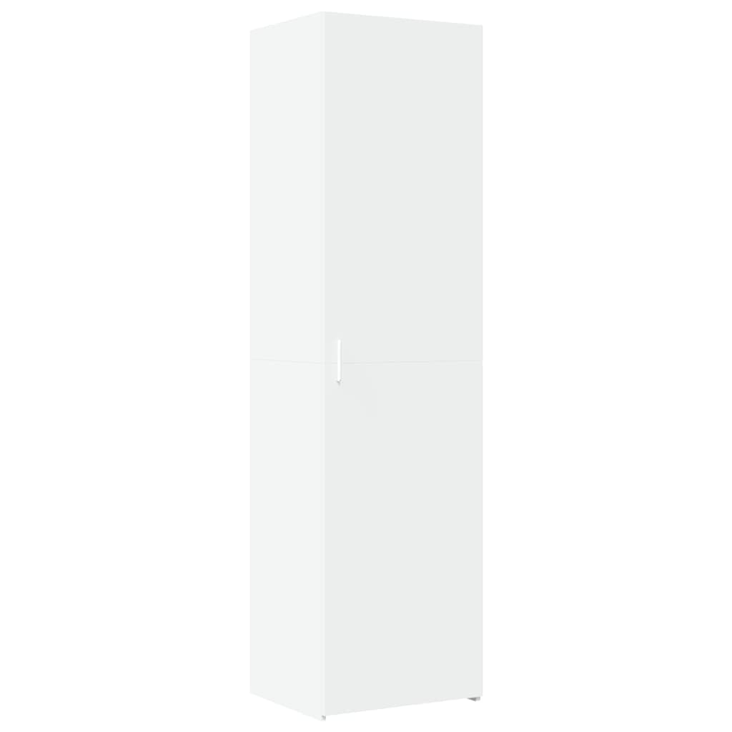 Buffet haut blanc 50x42,5x185 cm bois d’ingénierie - XIOS